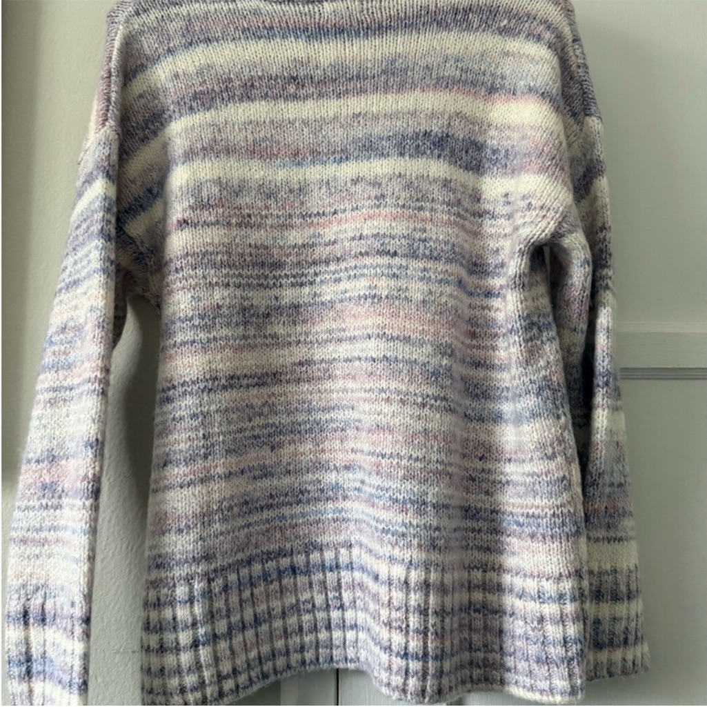 J. Crew Women's Pastel Striped Sweater